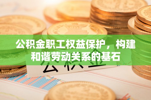 莘县公积金职工权益保护，构建和谐劳动关系的基石