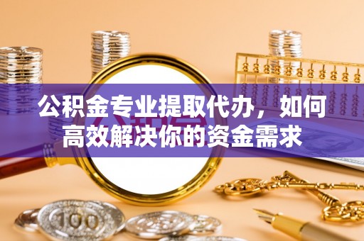 莘县公积金专业提取代办，如何高效解决你的资金需求