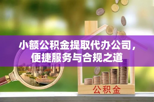 莘县小额公积金提取代办公司，便捷服务与合规之道