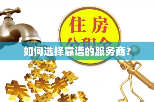 莘县如何选择靠谱的服务商？