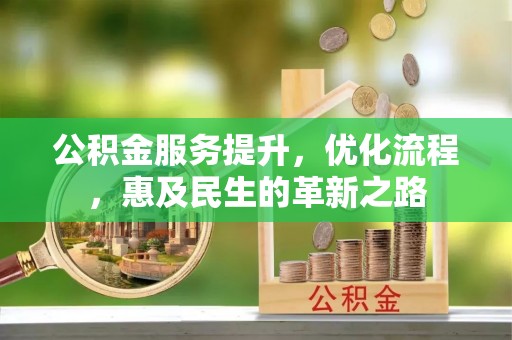 莘县公积金服务提升，优化流程，惠及民生的革新之路