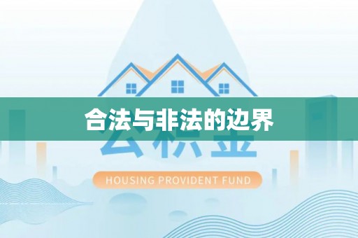 莘县合法与非法的边界