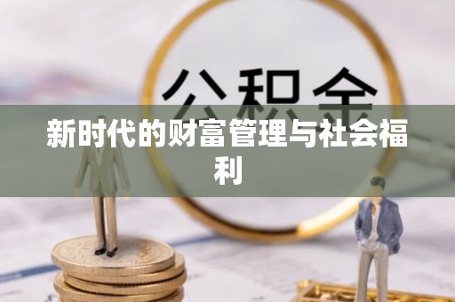 莘县新时代的财富管理与社会福利