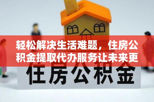 莘县轻松解决生活难题，住房公积金提取代办服务让未来更安心