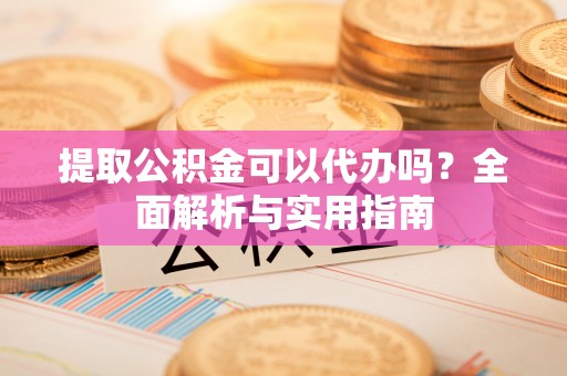 莘县提取公积金可以代办吗？全面解析与实用指南