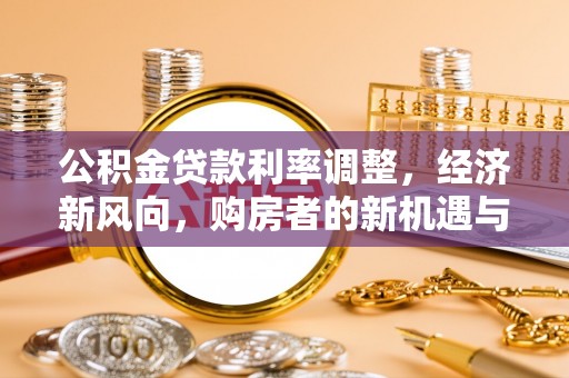 莘县公积金贷款利率调整，经济新风向，购房者的新机遇与挑战