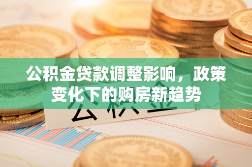 莘县公积金贷款调整影响，政策变化下的购房新趋势