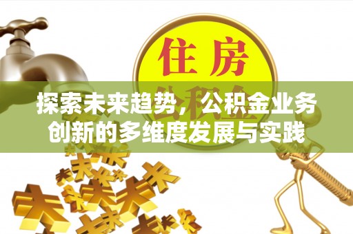 莘县探索未来趋势，公积金业务创新的多维度发展与实践