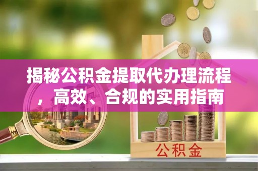 莘县揭秘公积金提取代办理流程，高效、合规的实用指南