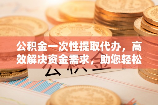 莘县公积金一次性提取代办，高效解决资金需求，助您轻松应对生活难题
