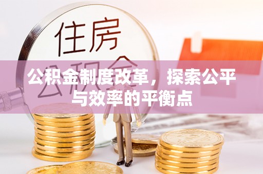 莘县公积金制度改革，探索公平与效率的平衡点