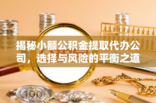 莘县揭秘小额公积金提取代办公司，选择与风险的平衡之道