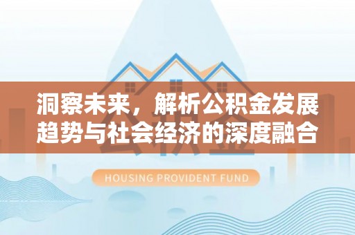 莘县洞察未来，解析公积金发展趋势与社会经济的深度融合