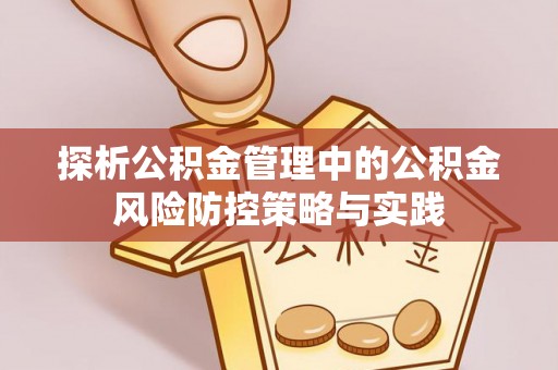 莘县探析公积金管理中的公积金风险防控策略与实践