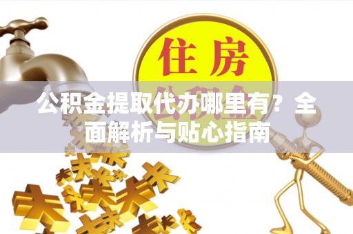 莘县公积金提取代办哪里有？全面解析与贴心指南