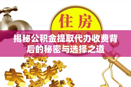 莘县揭秘公积金提取代办收费背后的秘密与选择之道