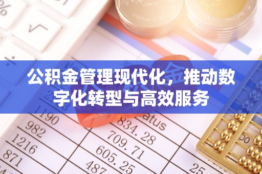 莘县公积金管理现代化，推动数字化转型与高效服务
