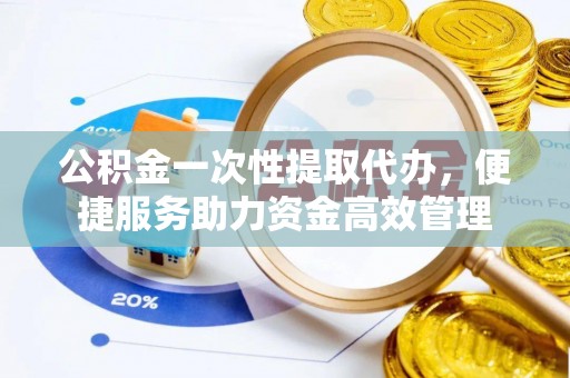 莘县公积金一次性提取代办，便捷服务助力资金高效管理