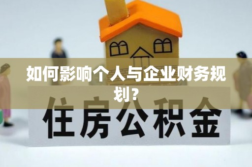 莘县如何影响个人与企业财务规划？