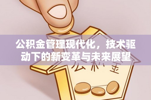 莘县公积金管理现代化，技术驱动下的新变革与未来展望