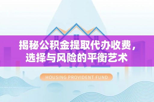 莘县揭秘公积金提取代办收费，选择与风险的平衡艺术