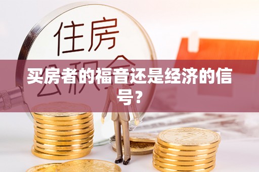 莘县买房者的福音还是经济的信号？