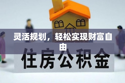 莘县灵活规划，轻松实现财富自由