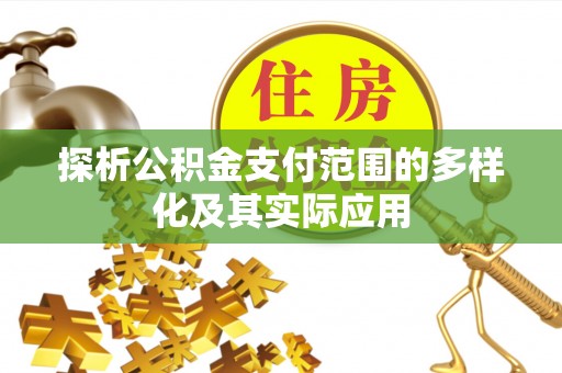 莘县探析公积金支付范围的多样化及其实际应用