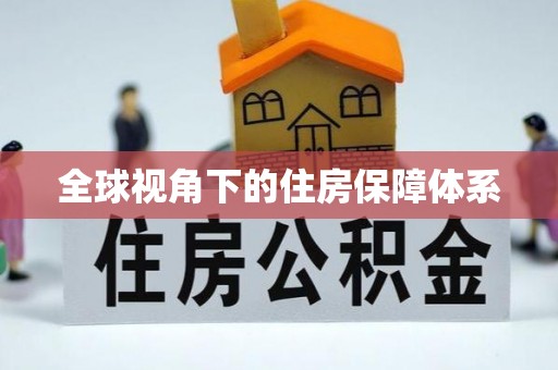 莘县全球视角下的住房保障体系