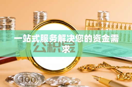 莘县一站式服务解决您的资金需求