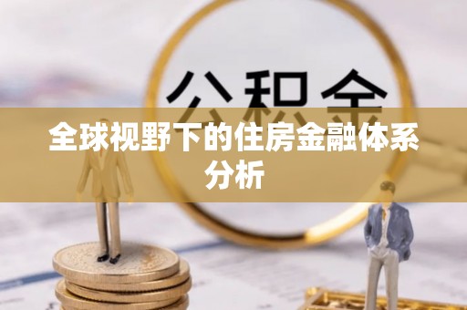 莘县全球视野下的住房金融体系分析